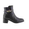 Parrotto Leather Shoes Γυναικεία Μποτάκια Δέρμα VB26-4207 Μαύρο