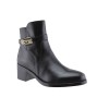 Parrotto Leather Shoes Γυναικεία Μποτάκια Δέρμα VB26-4207 Μαύρο