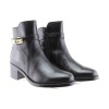Parrotto Leather Shoes Γυναικεία Μποτάκια Δέρμα VB26-4207 Μαύρο