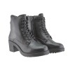 Act Shoes Γυναικεία Μποτάκια Δέρμα 27923 Μαύρο