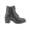 Act Shoes Γυναικεία Μποτάκια Δέρμα 27923 Μαύρο