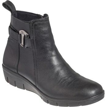 Adam's Shoes Γυναικεία Μποτάκια Δέρμα 412-26517 Μαύρο