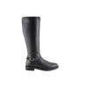 Adam's Shoes Γυναικείες Μπότες Δέρμα 594-25513 Μαύρο