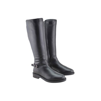 Adam's Shoes Γυναικείες Μπότες Δέρμα 594-25513 Μαύρο 