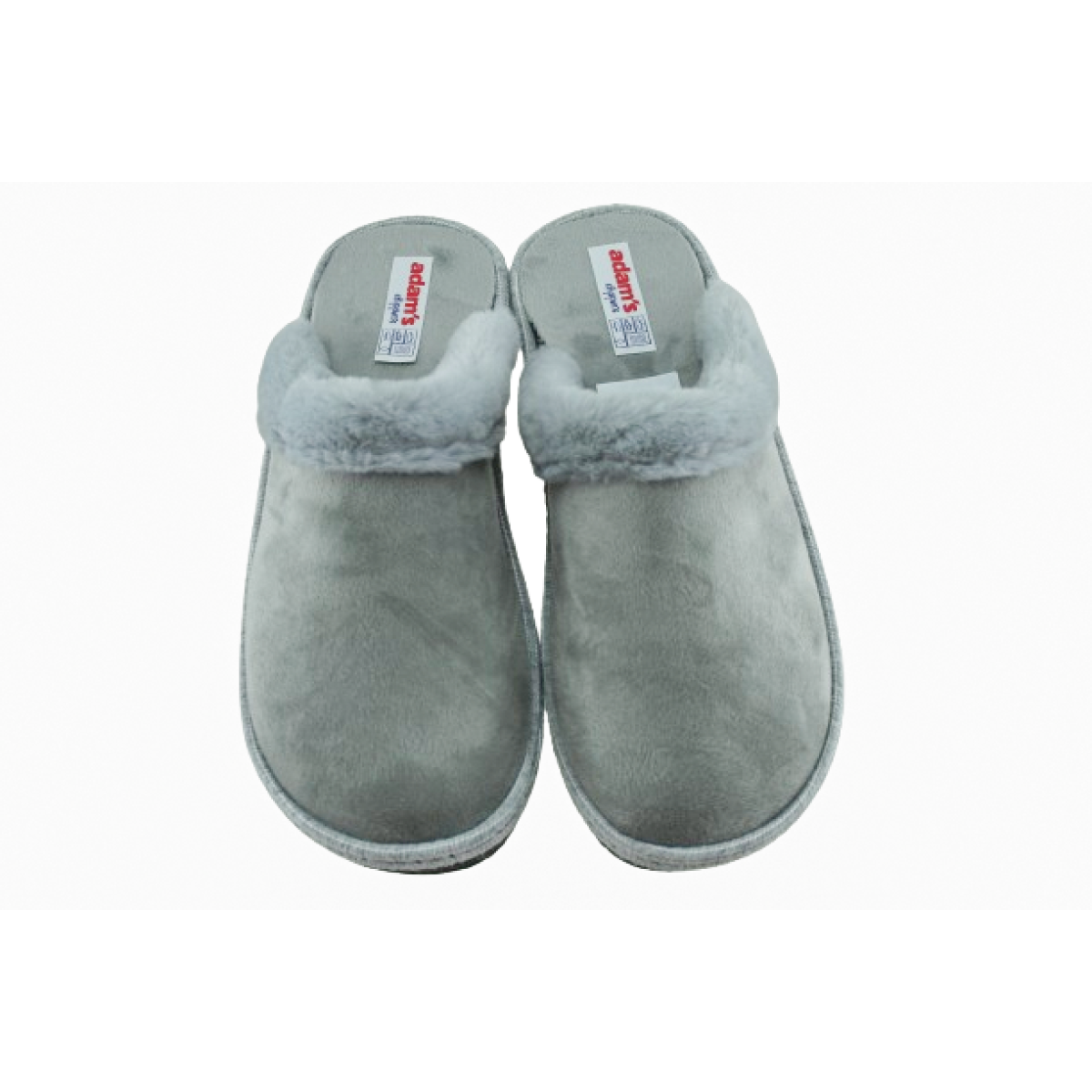 Adam's Shoes Γυναικείες Παντόφλες 754-26514 Γκρι