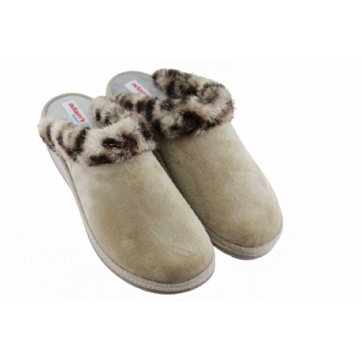 Adam's Shoes Γυναικείες Παντόφλες 754-26544 Μπέζ