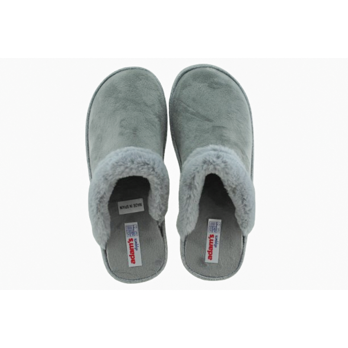 Adam's Shoes Γυναικείες Παντόφλες 754-26514 Γκρι