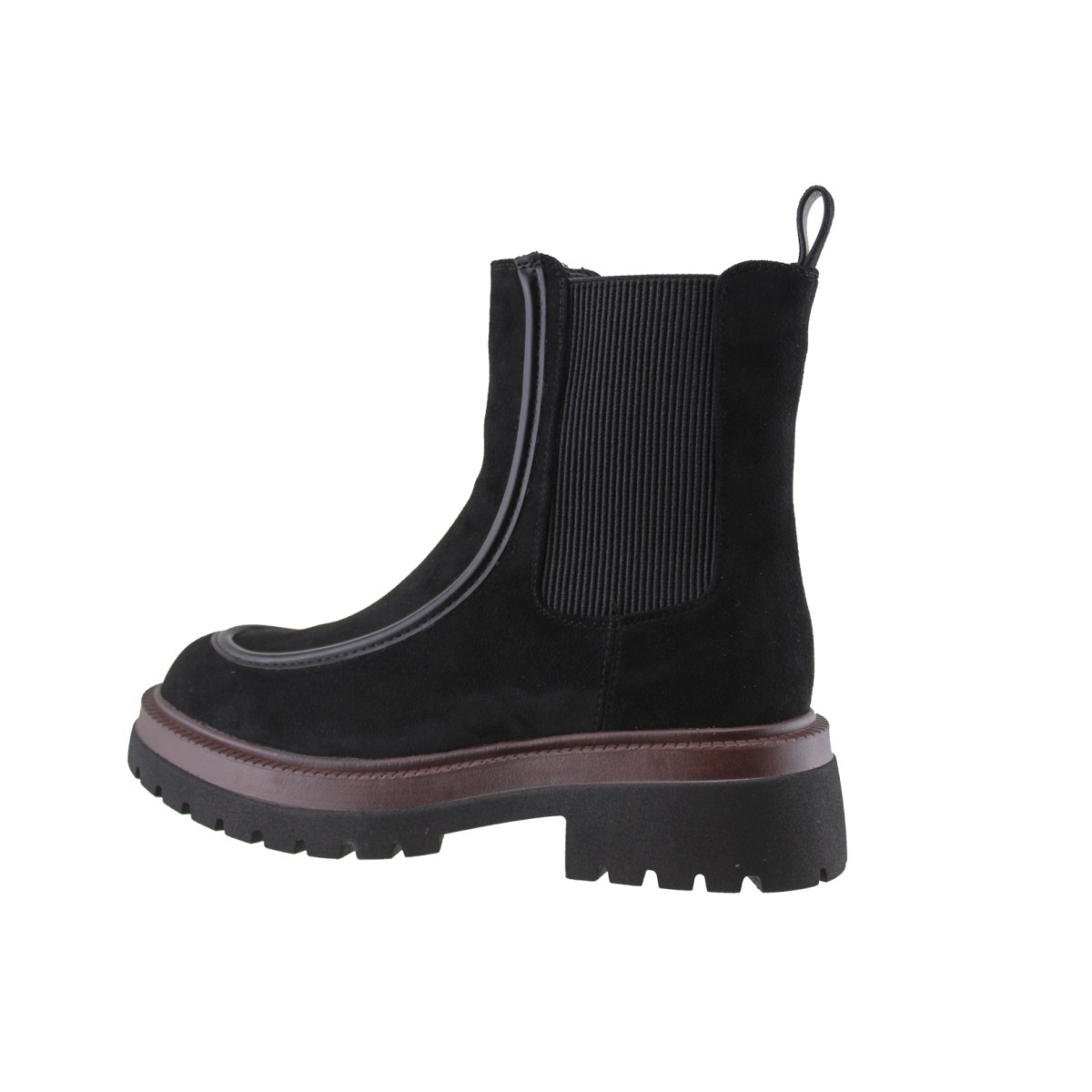 Adam's Shoes Γυναικεία Μποτάκια 815-26503 Μαύρο Suede