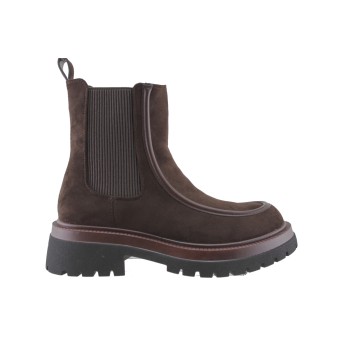 Adam's Shoes Γυναικεία Μποτάκια 815-26503 Καφέ Suede