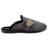 Adam's Shoes Γυναικείες Παντόφλες 624-26544 Γκρι Μαύρο