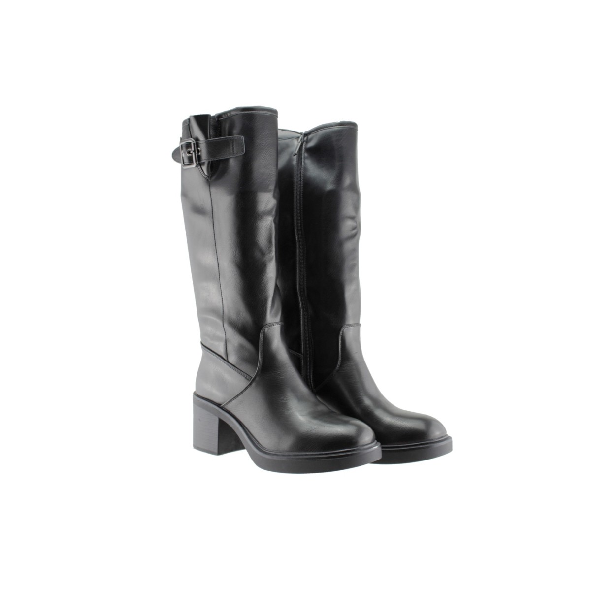 Adam's Shoes Γυναικείες Μπότες 500-26508 Μαύρο