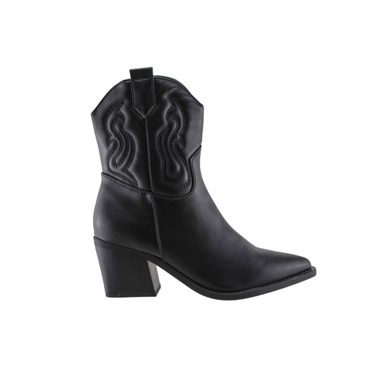 Adam's Shoes Γυναικεία Μποτάκια 829-26526 Μαύρο