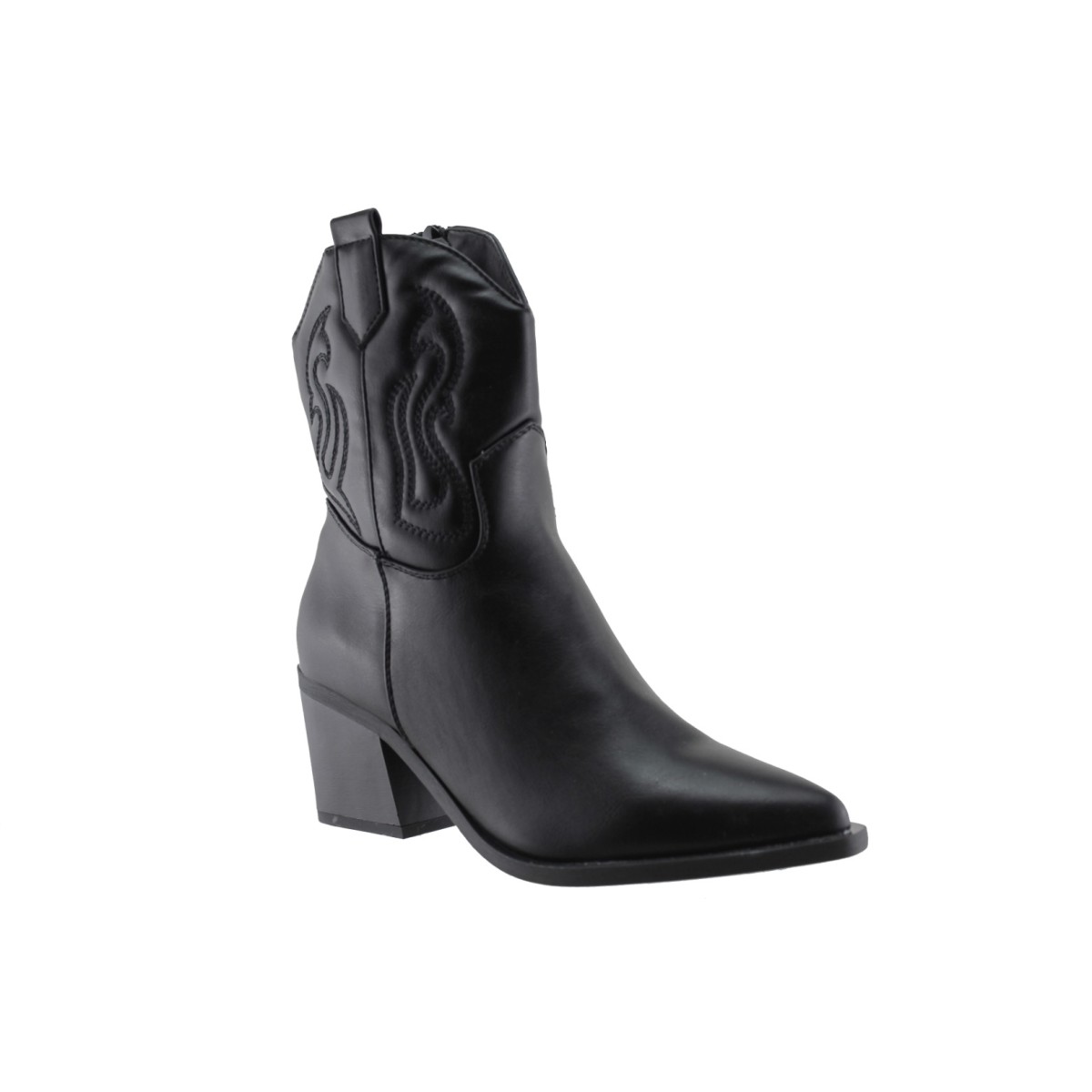 Adam's Shoes Γυναικεία Μποτάκια 829-26526 Μαύρο