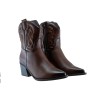 Adam's Shoes Γυναικεία Μποτάκια 829-26526 Καφέ