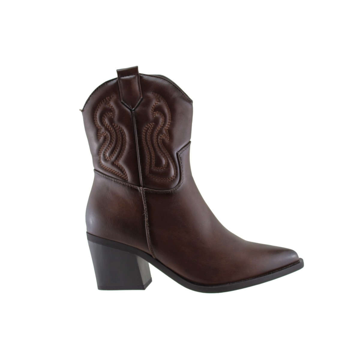 Adam's Shoes Γυναικεία Μποτάκια 829-26526 Καφέ