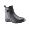 Adam's Shoes Γυναικεία Μποτάκια Δέρμα 412-26517 Μαύρο