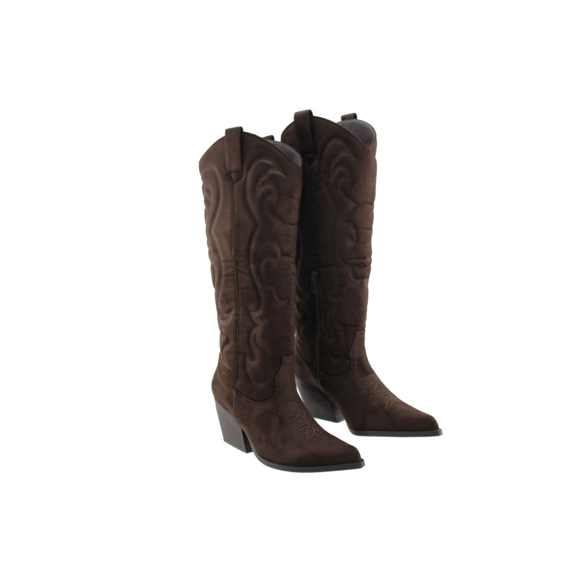 Adam's Shoes Γυναικείες Μπότες 829-26529 Καφέ Suede