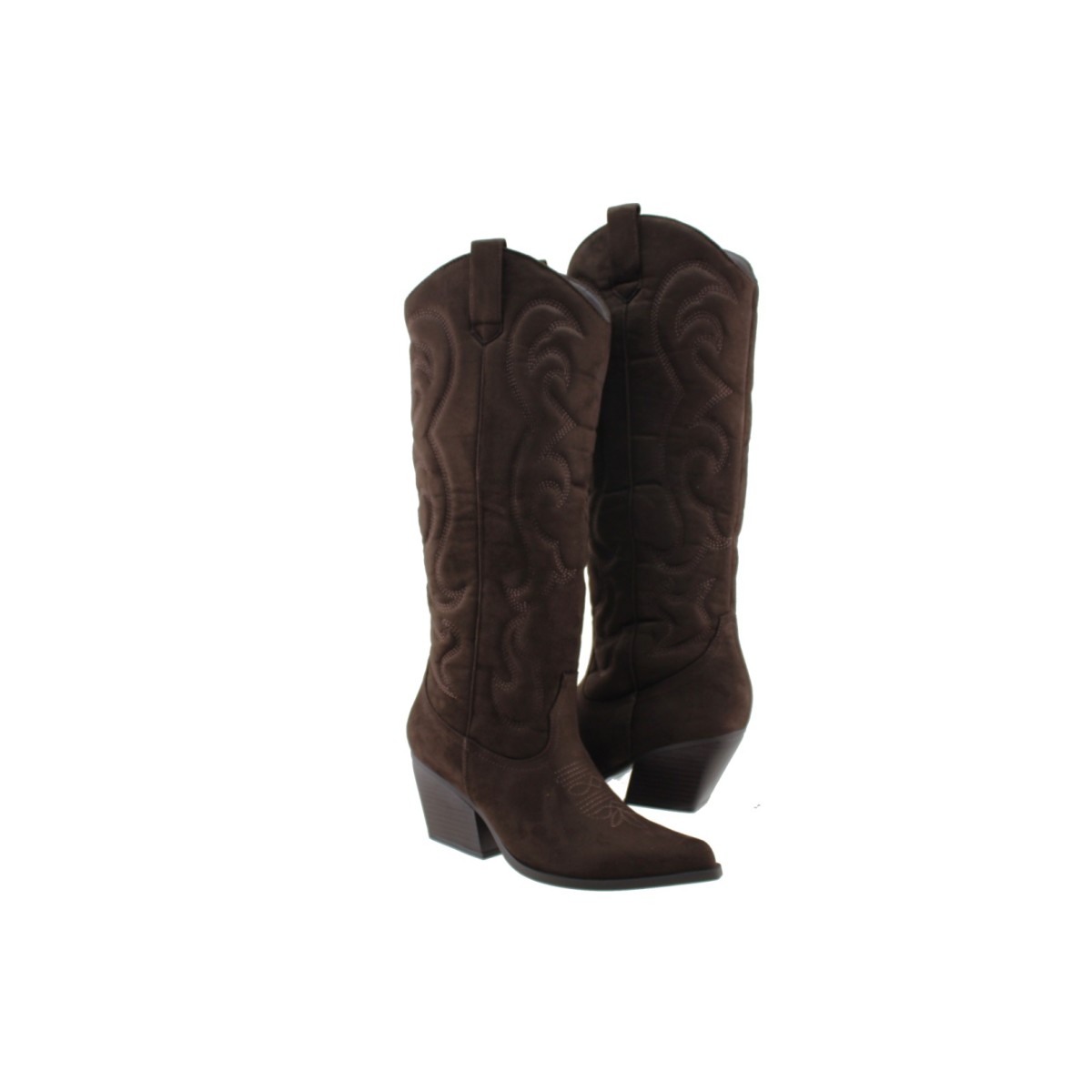 Adam's Shoes Γυναικείες Μπότες 829-26529 Καφέ Suede