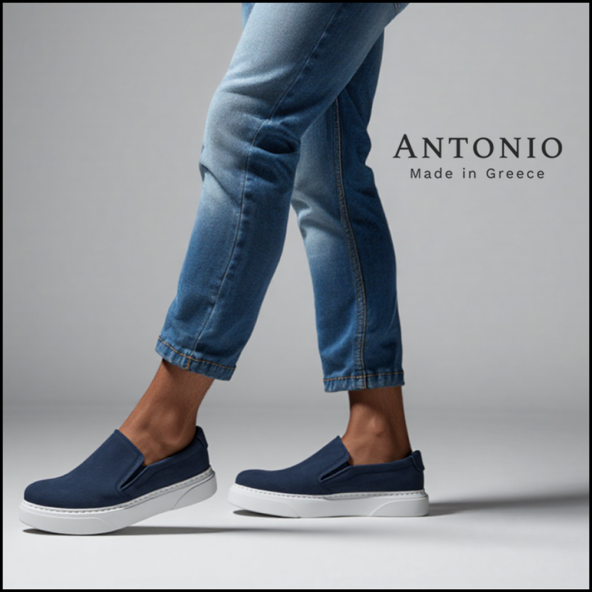 Antonio Shoes Ανδρικά Μοκασίνια Δέρμα 850/4001 Μπλε Suede