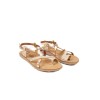 FANTASY SANDALS S406 ROSEGOLD LIZARD