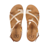 FANTASY SANDALS S406 ROSEGOLD LIZARD