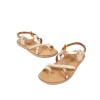 FANTASY SANDALS S406 ROSEGOLD LIZARD