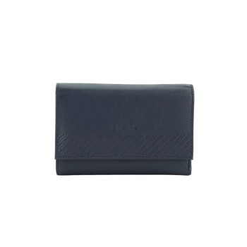 Ginis Leather Γυναικείο Πορτοφόλι Δέρμα ONS2 Μαύρο