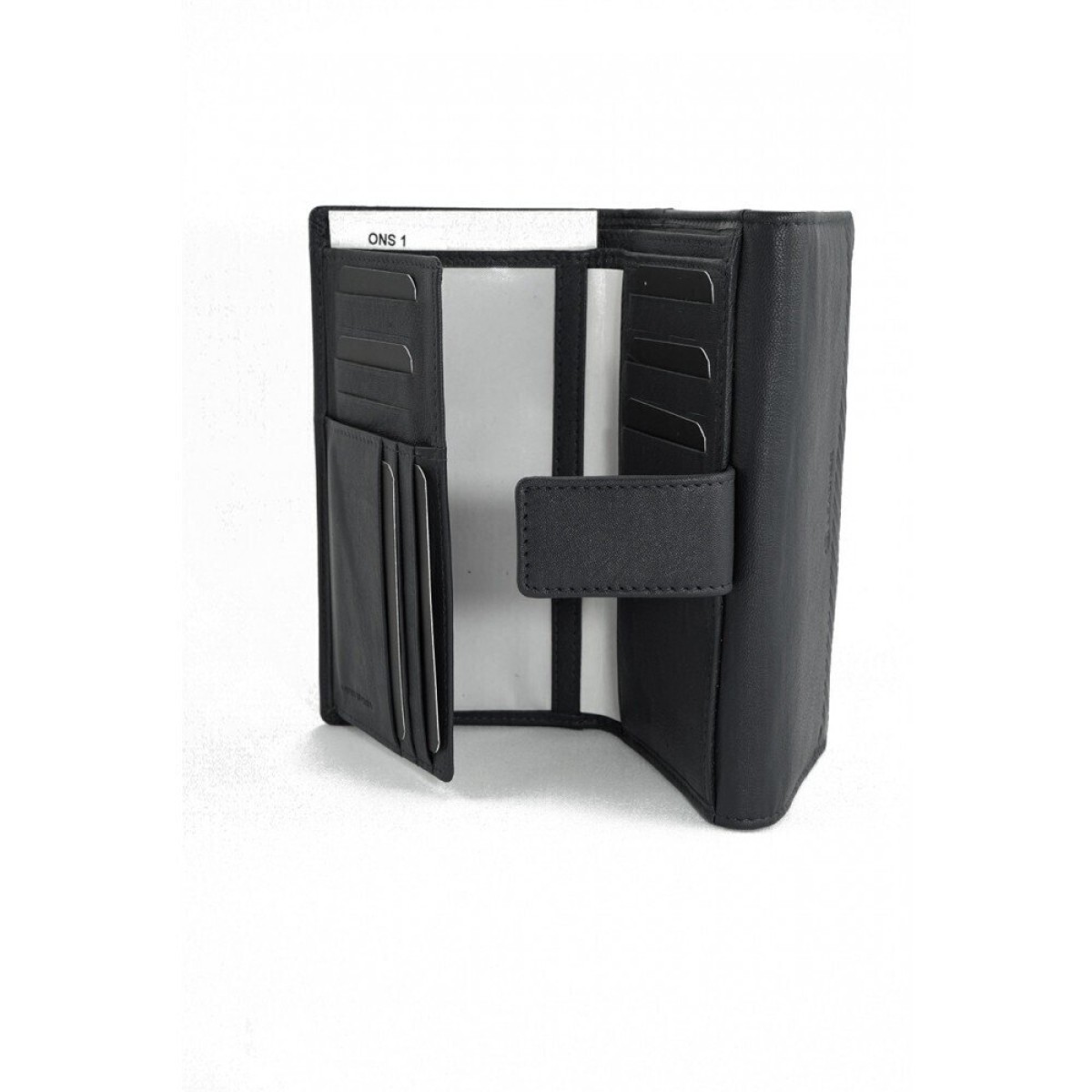 Ginis Leather Γυναικείο Πορτοφόλι Δέρμα ONS1 Μαύρο Ginis Leather Γυναικείο Πορτοφόλι Δέρμα ONS1 Μαύρο