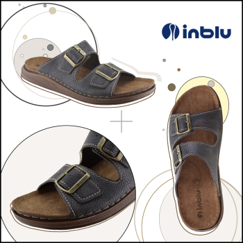 Inblu Anatomico Ανδρικά Σανδάλια A-VE24 Μαύρο
