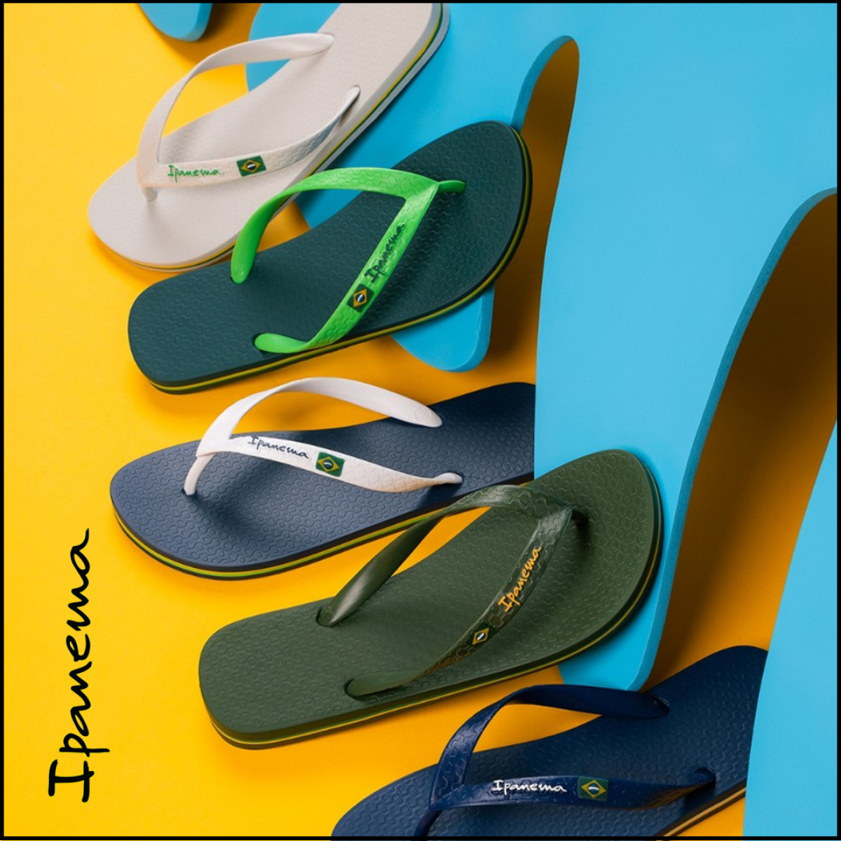 Ipanema Ανδρικές Σαγιονάρες 780-26302 (80415-25601) Μπλε Λευκό