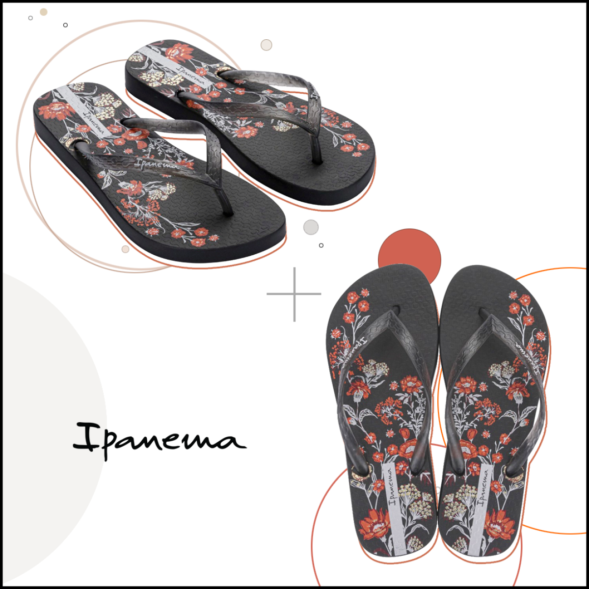 Ipanema Γυναικείες Σαγιονάρες 780-26444 (26571-BN428) Μαύρο