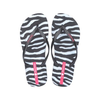 Ipanema Γυναικείες Σαγιονάρες 780-26373 (83846-BP655) Zebra Μαύρο