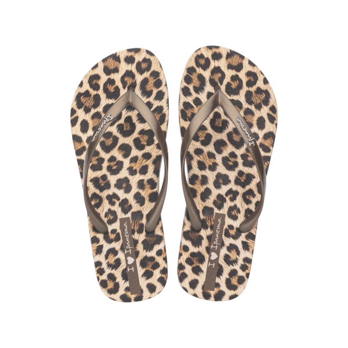 Ipanema Γυναικείες Σαγιονάρες 780-26373 (83846-BP653) Leopard Μπρονζέ