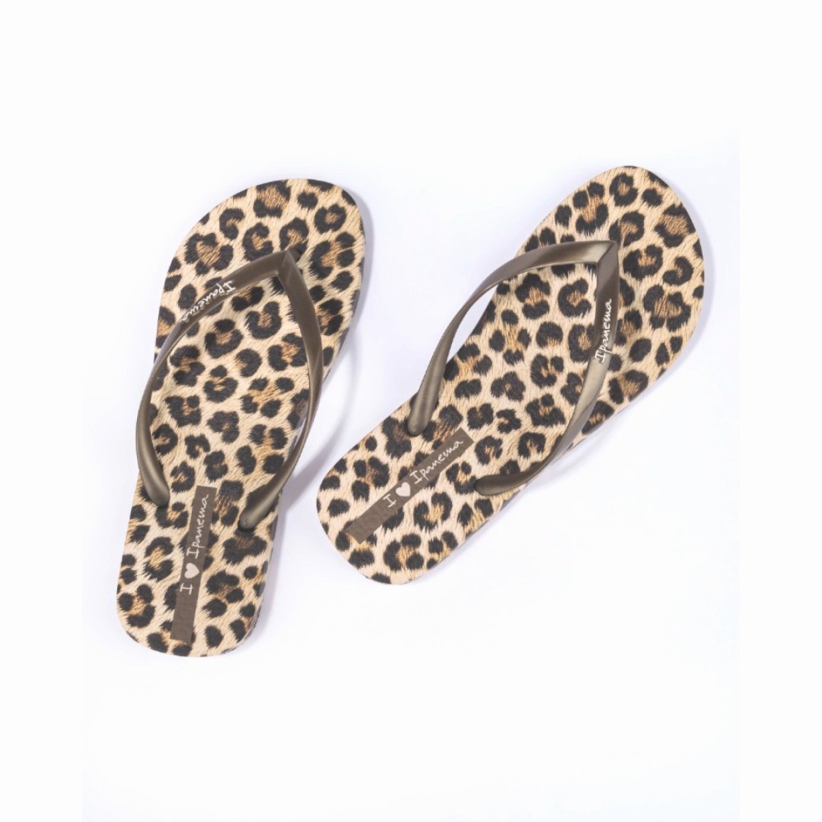 Ipanema Γυναικείες Σαγιονάρες 780-26373 (83846-BP653) Leopard Μπρονζέ