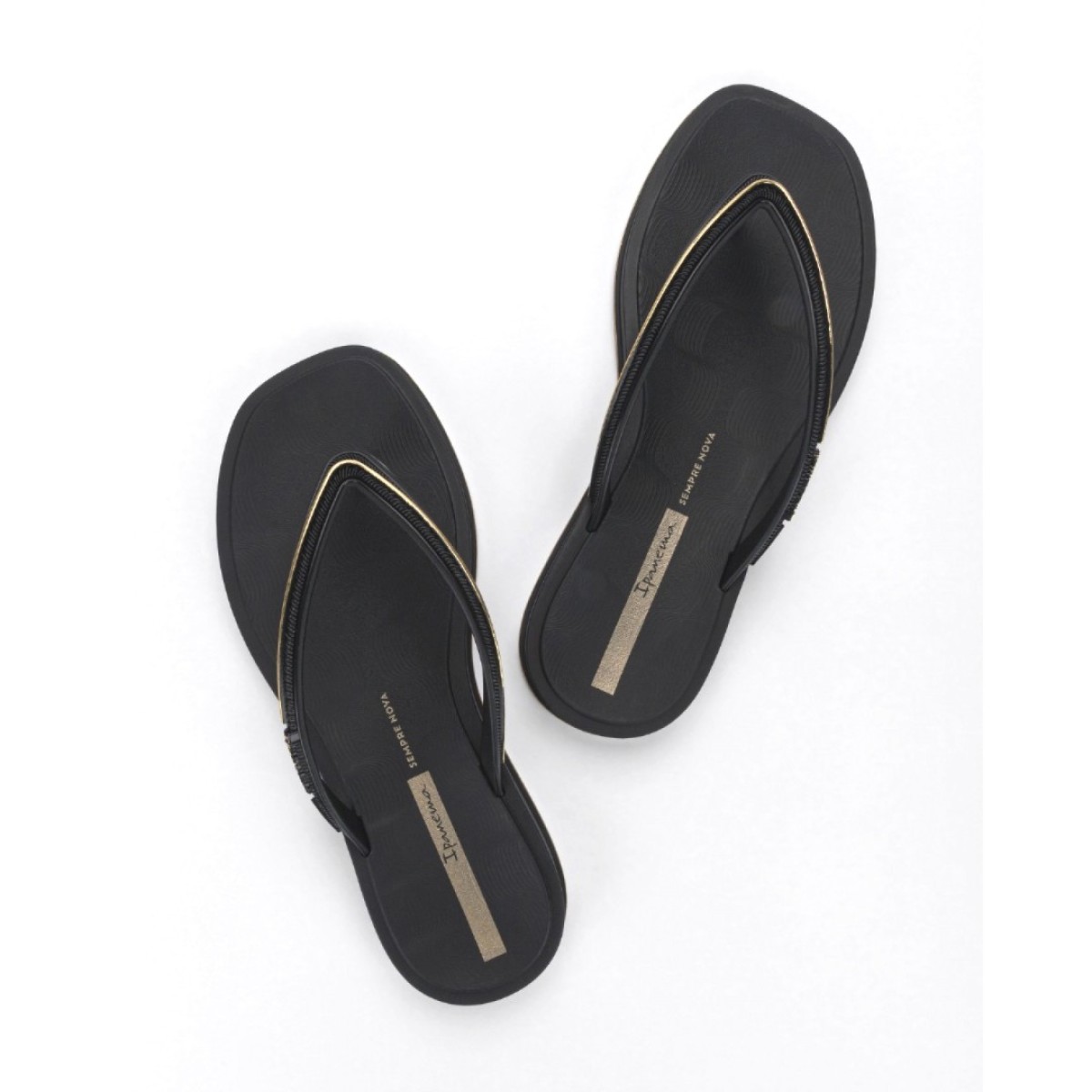 Ipanema Γυναικείες Σαγιονάρες 780-26391 (27398-BR745) Μαύρο Χρυσό