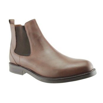 Parrotto Leather Shoes Ανδρικά Μποτάκια Δέρμα MH65H04 Καφέ