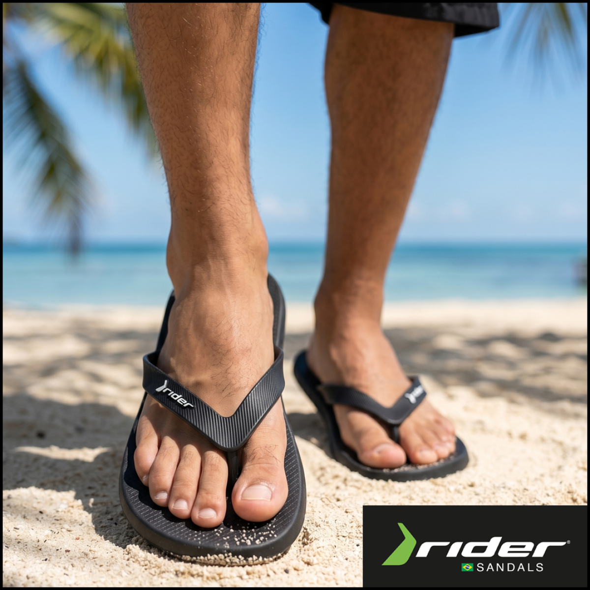 Rider Ανδρικές Σαγιονάρες 780-26002 (11650-20766) Μαύρο