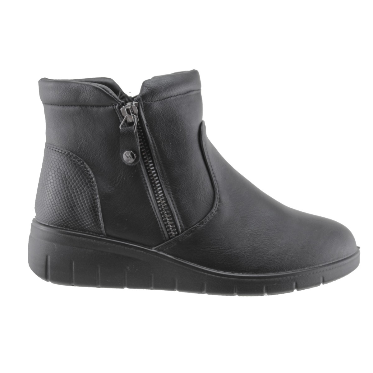 Zak Shoes Γυναικεία Μποτάκια SD76095 Μαύρο