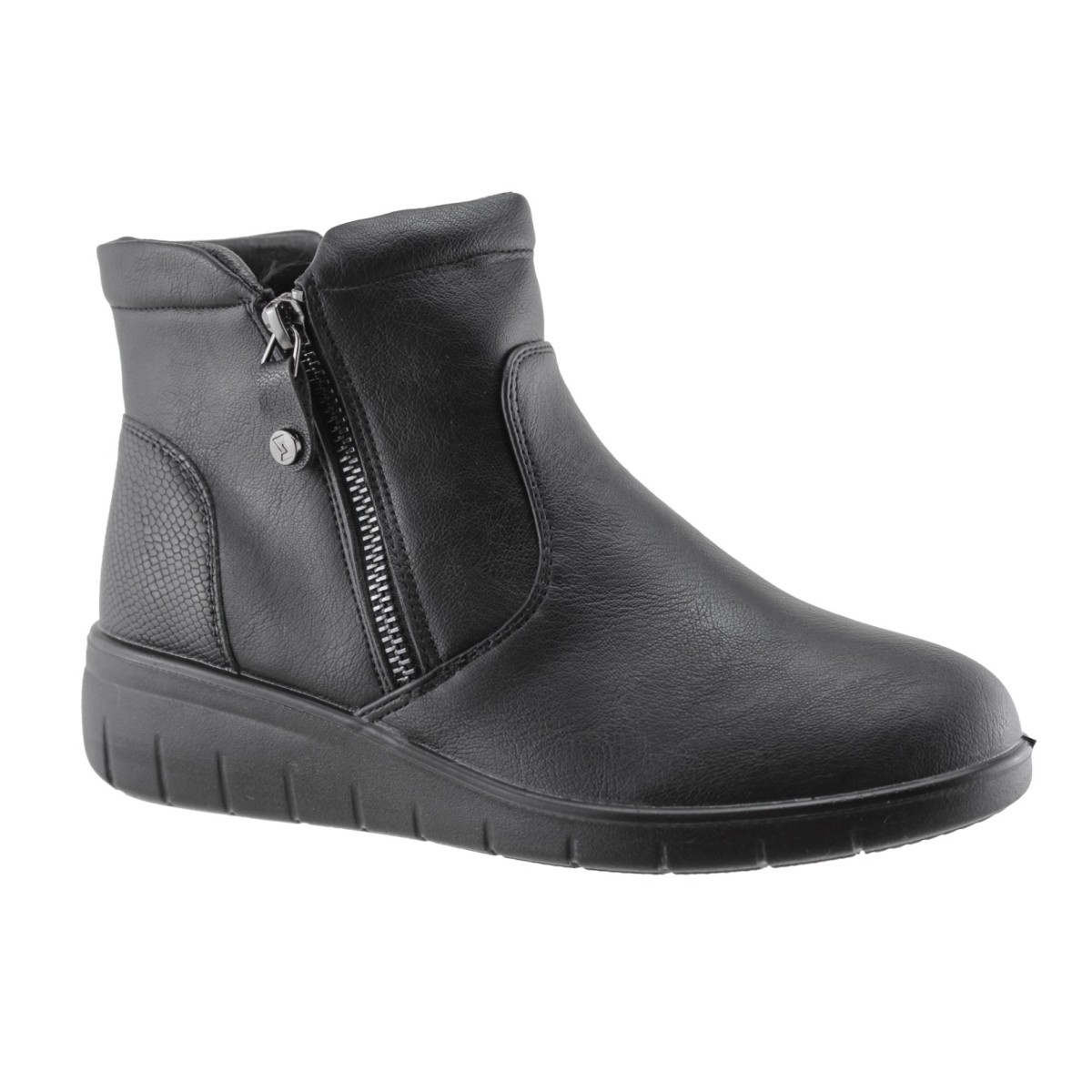 Zak Shoes Γυναικεία Μποτάκια SD76095 Μαύρο