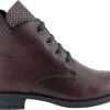 Act Shoes Γυναικεία Μποτάκια Δέρμα 91113 Μπορντώ