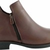 Act Shoes Γυναικεία Μποτάκια Δέρμα 91105 Ταμπά
