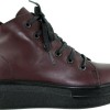 Act Shoes Γυναικεία Μποτάκια Δέρμα 201 Μπορντώ
