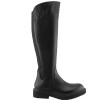 Act Shoes Γυναικείες Μπότες Δέρμα 802 Μαύρο 