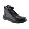 Act Shoes Γυναικεία Μποτάκια Δέρμα 2402 Μαύρο
