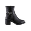 Act Shoes Γυναικεία Μποτάκια Δέρμα 6146 Μαύρο