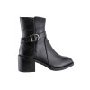 Act Shoes Γυναικεία Μποτάκια Δέρμα 6146 Μαύρο