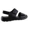 Act Shoes Γυναικεία Πέδιλα Flatforms Δέρμα 602 Μαύρο