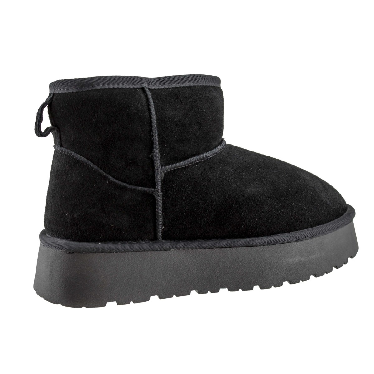 CATWALK Γυναικεία Μποτάκια Δέρμα W23Q22084-2 Μαύρο Suede CATWALK Γυναικεία Μποτάκια Δέρμα W23Q22084-2 Μαύρο Suede