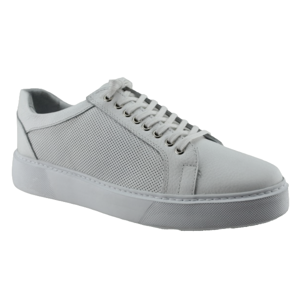 Act Shoes Ανδρικά Sneakers Δέρμα A1 Λευκό Act Shoes Ανδρικά Sneakers Δέρμα A1 Λευκό