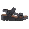Sabino Shoes Γυναικεία Πέδιλα Δέρμα Γ-251605 Μαύρο